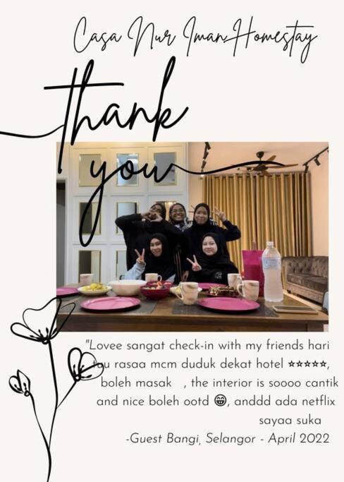 Homestay Casa Nur Iman @Adelia كاجانغ المظهر الخارجي الصورة